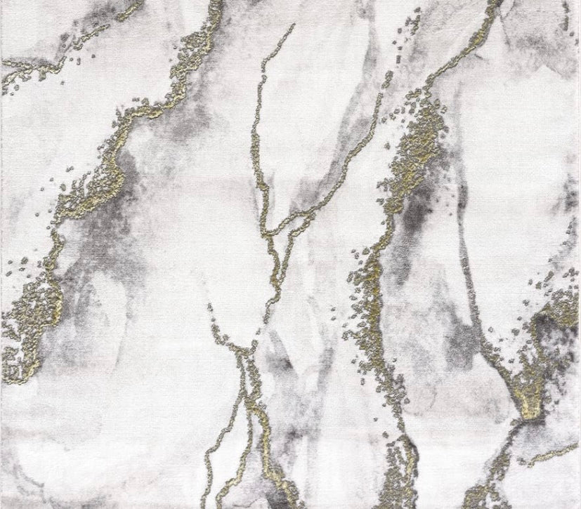 Gold Marble Rug