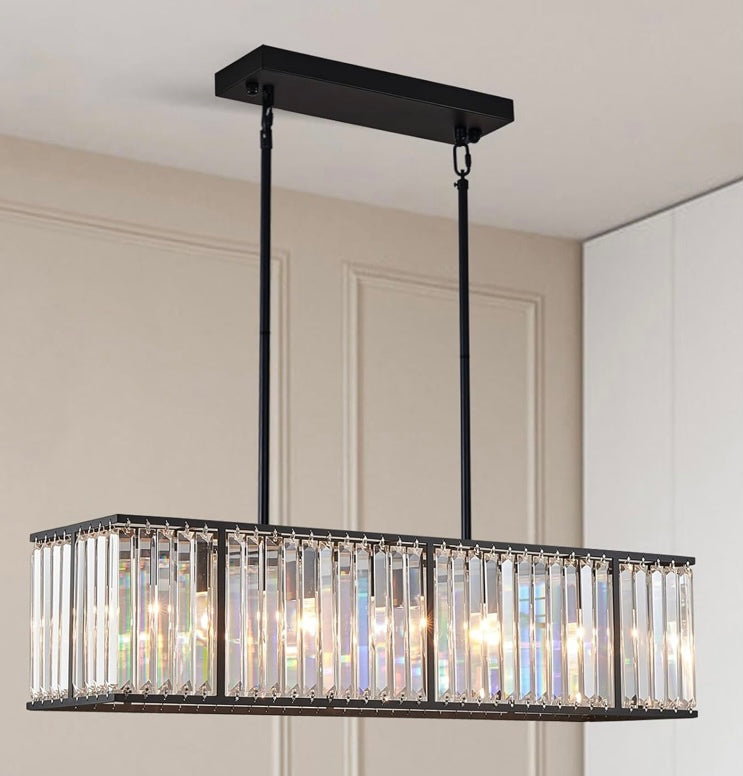 Black/Crystal Chandelier