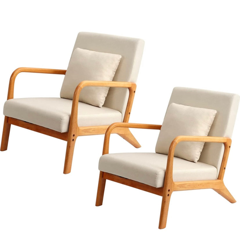 Tan longe chairs