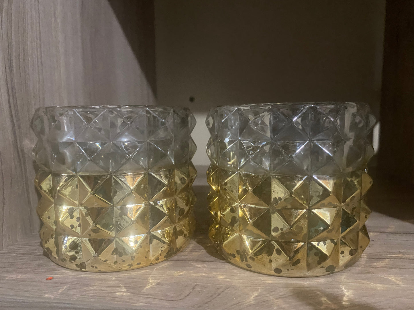 Large Votive or Small Floral Vase Rental